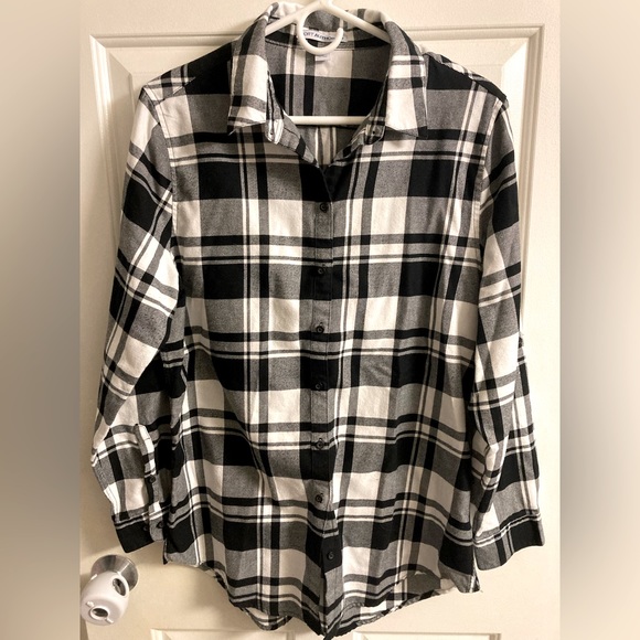 Port Authority Tops - Plaid Button Down Shirt long sleeve Women’s Size Large